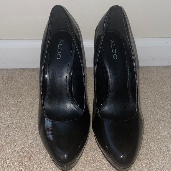 Womens Aldo Patent Leather High Heels - Picture 1 of 5